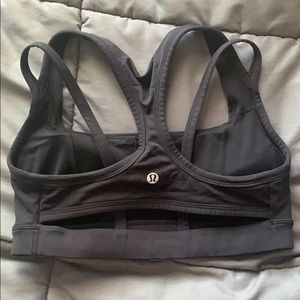 Lululemon Black multi strap sports bra